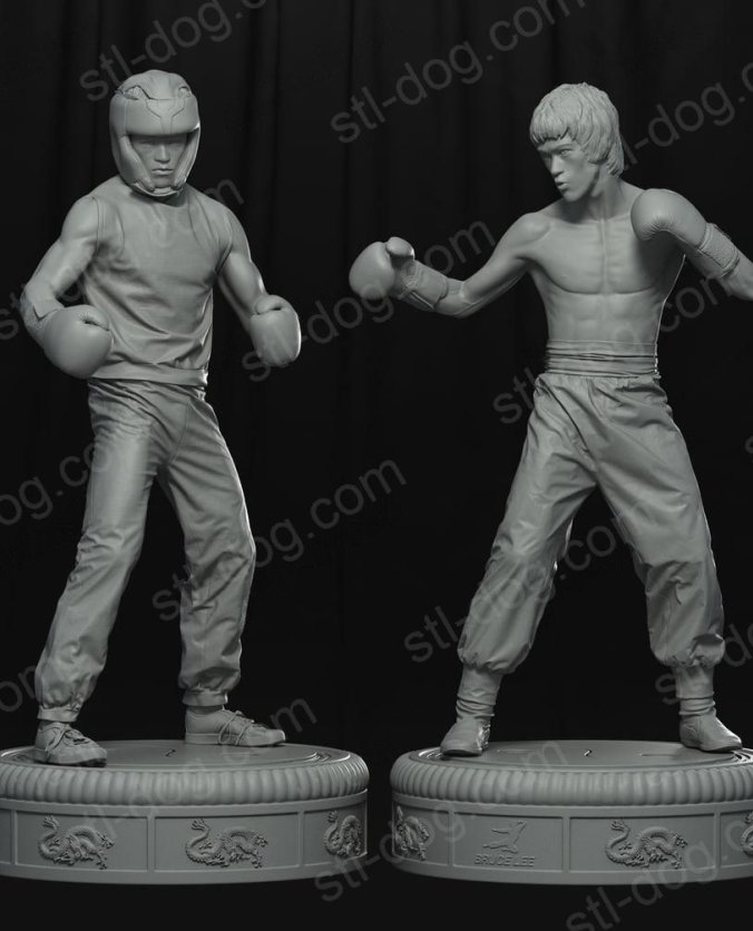 李小龙(Bruce Lee) 3D打印模型图纸
